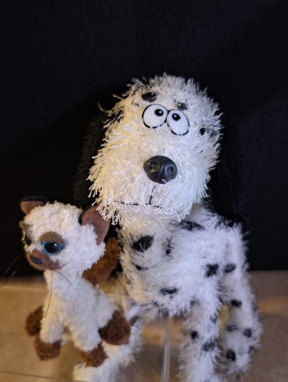 Twisted Whiskers American Greetings 5" Siamese Cat 2005 Spot Dalmatian 11"